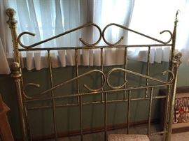 Brass headboard and footboard