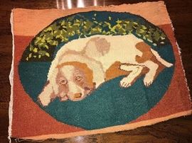 Dog needlepoint