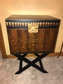 Oriental style storage cabinet