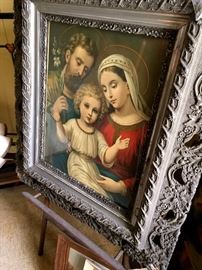 Beautiful Large Framed Religious Art...