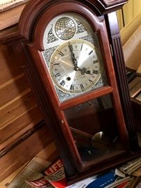 Really Pretty Windham Clock (the Key and Pendulum Will Be At The Checkout)...It's In A Pretty Cool Chest Too!...