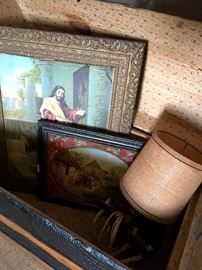 In The Hall Is More Religious Art and A Sweet Hump Back Trunk...