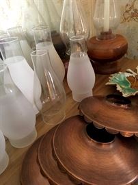 Oil lamps and Accessories...