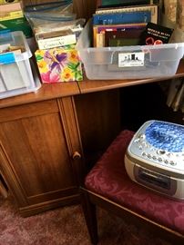 In Back There's A Little Office with Office Stuff...