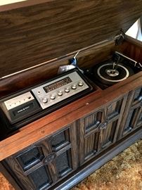 Yep...A Stereo Console!...The Radio Works and Sounds Great!...I Think The Turntable Needs A Belt...