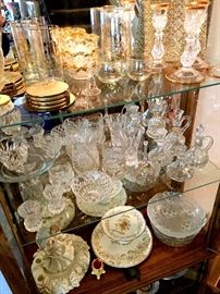 This One Is Filled With The Prettiest Glass...Top Shelf Is All 50th Anniversary Items!...Need Any?...