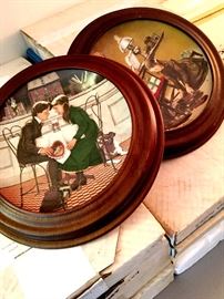 Norman Rockwell Plates...