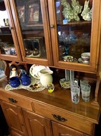 A Full Matching China Cabinet...