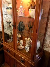 and Yes, Another Full Lighted China/Curio Cabinet...