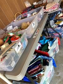 OK...To The Garage!...Told Ya!...Lot's More Sewing Stuff Here...Craft Items...Quilting Fabric...