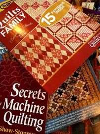 and tubs of Books and Patterns...