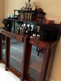 Also We Have This Breathtaking Antique Server/China Cabinet...