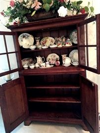 This Lighted China Hutch Is Wonderful...