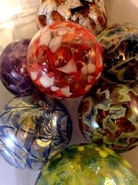 Oh We have Plenty of Blown Art Glass Balls...