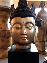 Tibetan Buddhist Meditating Buddha Head...I'm Feeling Calmer Already...