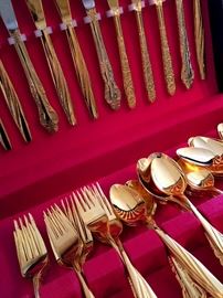 Gold Flatware...(no, not real gold)...