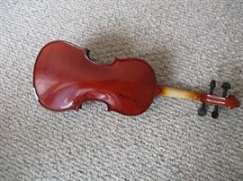 BACK OF VIOLIN