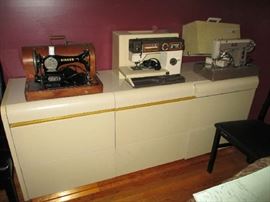 DRESSER, SEWING MACHINES
