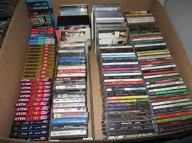CASSETTE TAPES, CD’S