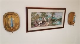 vintage needlepoint handmade in France