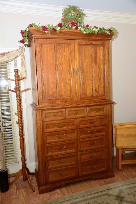 Armoire TV cabinet with chest underneath