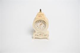 Hand Painted Ceramic Shelf Clock