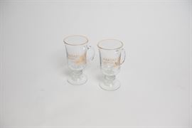 Set of Irish Glass Coffee Mugs
