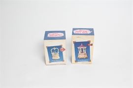 Hallmark "Treasures and Dreams" Series Ornaments-2004 Gazebo, 2005 Jewelry Box