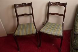 Pair Of Duncan Phyfe Chairs