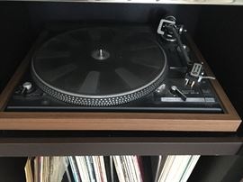 Dual  CS 1246 fully automatic single play / multi play belt drive turntable
