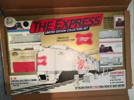 Miller's Express Limited Edition Collectors Set consisting of a seven piece HO Scale Electric Train Set 