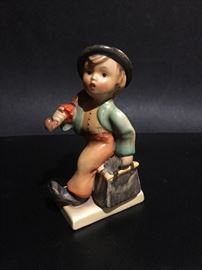 Hummel Merry Wander 11, full bee stamp mark. 1950's