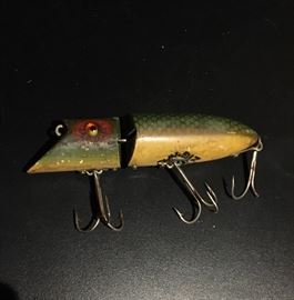 Vintage Heddon Wood Fishing Lure