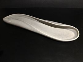 Vintage Russel Wright Granite Gray by Steubenville Celery Dish