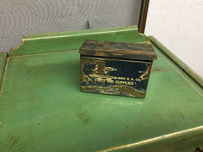 Railroad first aid box