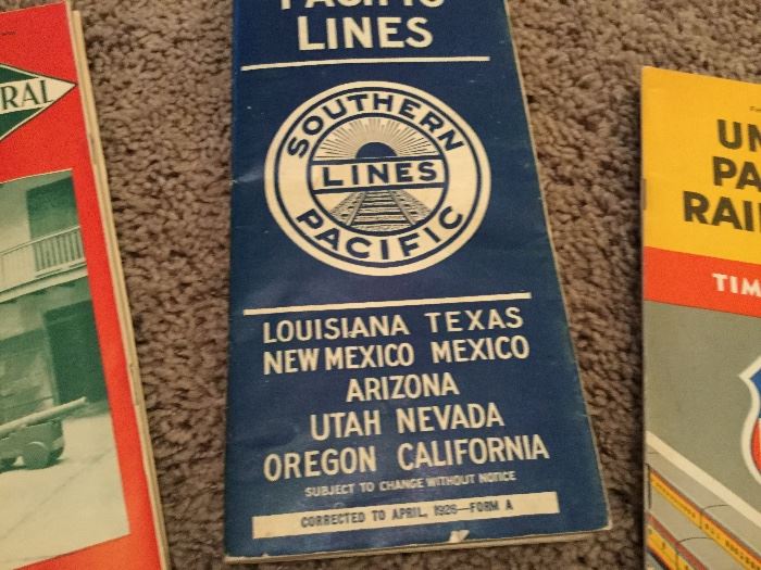 Railroad time tables