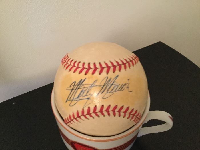 Autographed Marty Marion baseball