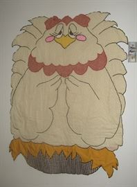 Large chicken wall art, Benjamin Franklin paper bill 6 inches is for size comparison, it's not the price