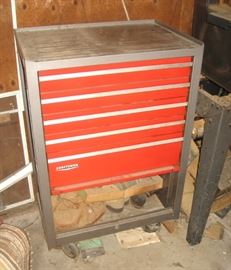 Craftsman tool cabinet on rollers