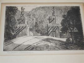 1938 ETCHING