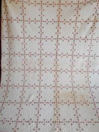 EARLY POSTAGE STAMP QUILT