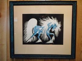 VINTAGE HORSE PRINT