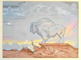 BISON PRINT - SIGNED