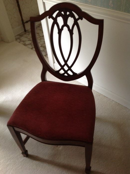 Shield Back Dining Chair - 6 included with dining table.