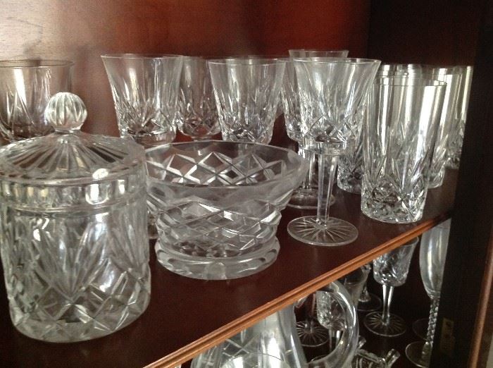 Waterford glassware and accessories - won't be available until the sale.