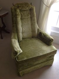 Vintage upholstered chair $ 70.00