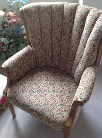 Upholstered Scoop Chair $ 60.00