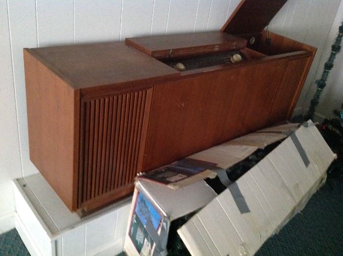 Mid Century Stereo Cabinet $ 200.00