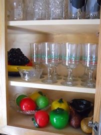 Glass Fruit, Glassware