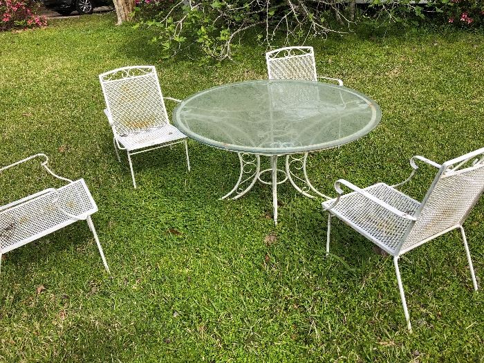 Iron outdoor furniture 